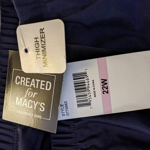 Island Escape's plus size swim shorts, navy blue Size 22W - Picture 6 of 9